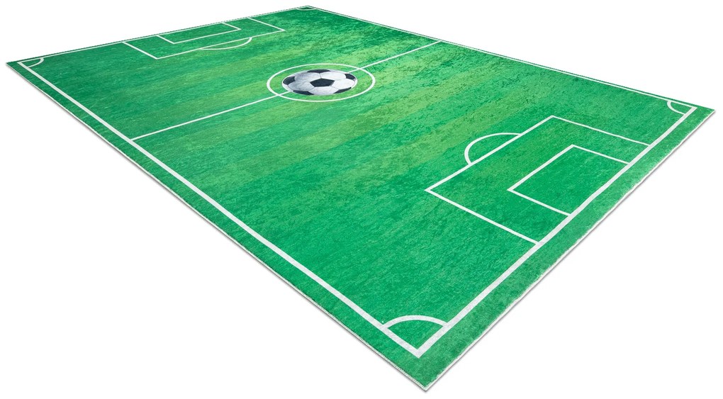 BAMBINO 9731 covor lavabil Teren, fotbal pentru copii anti-alunecare - verde