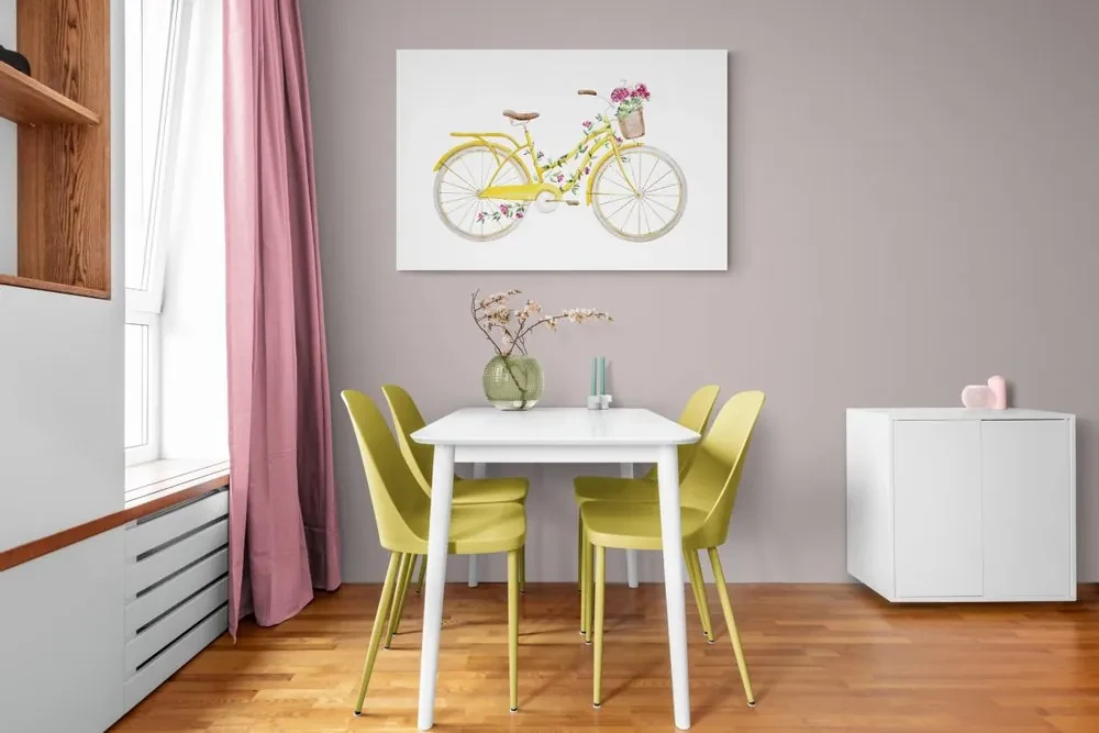 Tablou ilustrația bicicletei retro