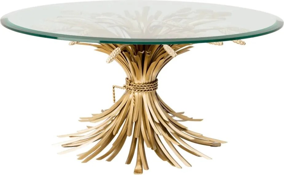 Masuta de cafea design LUX Bonheur auriu 111100 HZ