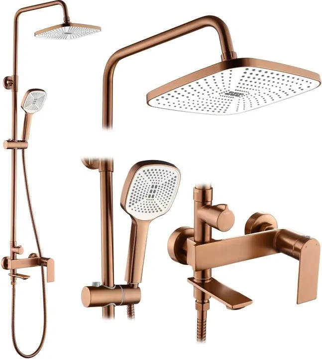 Set dus REA STORM cupru periat