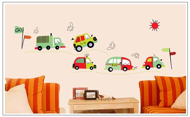 Sticker perete Ready...Go!140 x 50 cm
