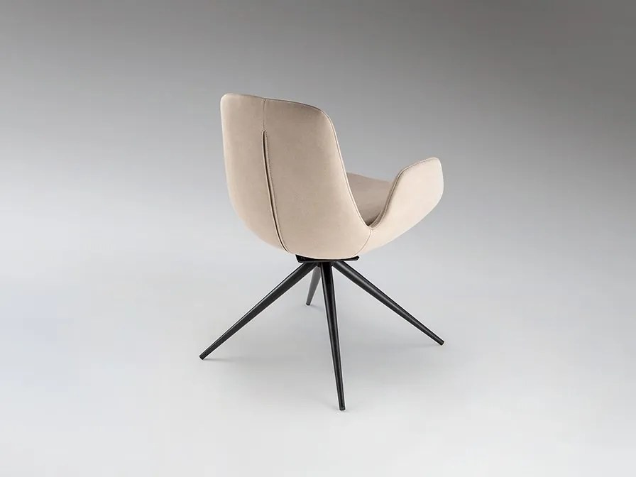 Scaun pivotant dining design elegant Zuna bej