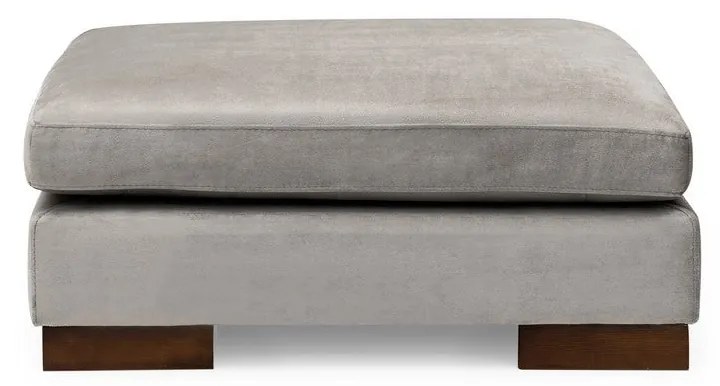 Canapea de colț Tulip Corner Right With Pouf - Light Grey