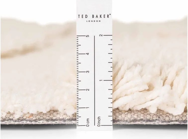 Covor crem țesut manual rotund ø 160 cm Lambeth Jasper – Ted Baker