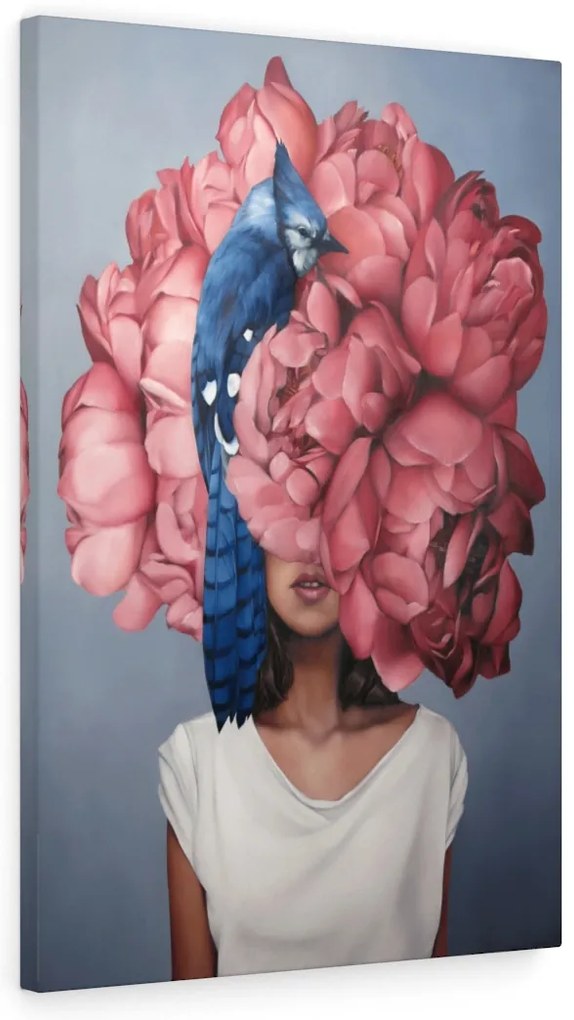 Tablou canvas Pink Blooming Mind 120x80 cm