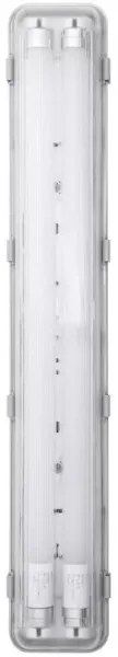 Corp de iluminat LED fluorescent industrial DAMP T8 2xG13/7W/230V IP65 Ledvance