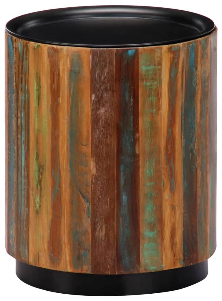 247657 vidaXL Măsuță de cafea, 38x45 cm, lemn masiv reciclat