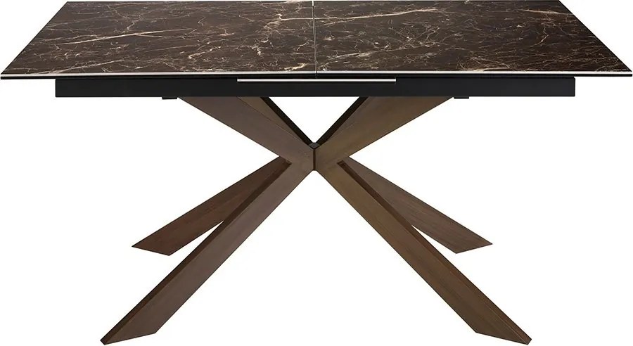 Masa extensibila deosebita design LUX Porcelain Marble 160-200cm