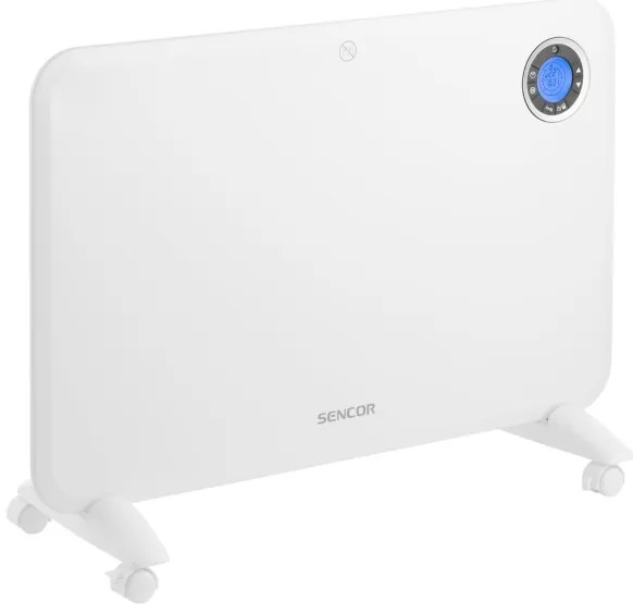 Sencor - Convector cu ecran LCD și termostat, 750 W / 1500 W / 230 V, IP24
