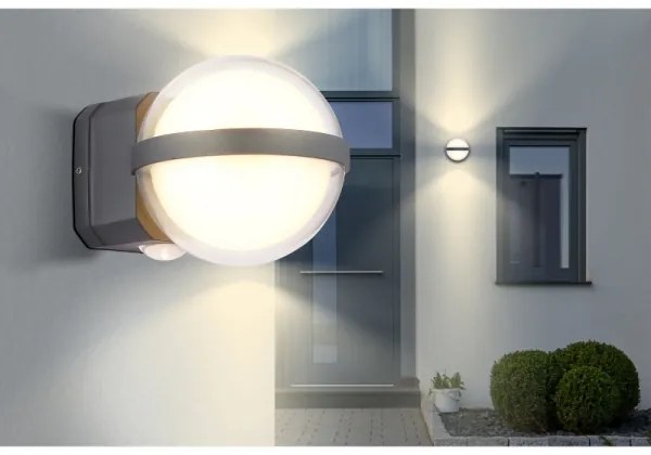 Aplică LED de exterior Globo 34157 ILLI LED/12W/230V IP54 negru