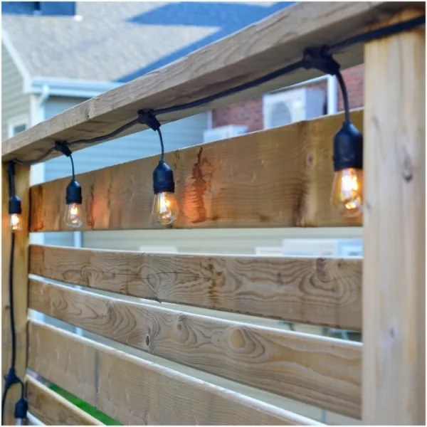 Lanț LED decorativ de exterior BAJA ST64 20xE27/1W/230V 20,9m IP44 alb cald