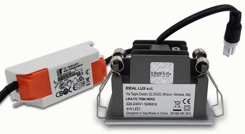 Corp incastrabil cu 2 spoturi LED LIKA FI TRIM 06W 3000K