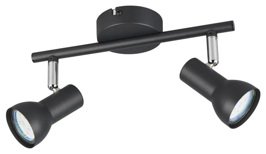 Spot negru ø 8 cm Cantar – Trio