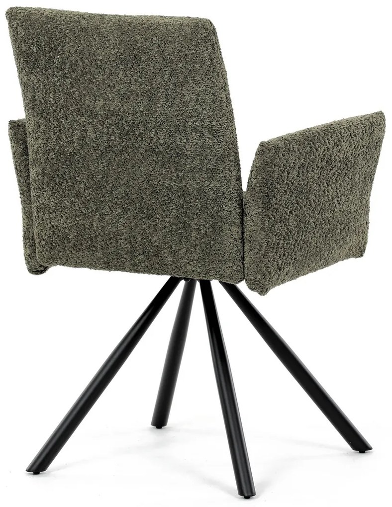 Set de scaune de sufragerie cu mecanism deîntoarcere DCH-W1117 GRN2, 2 buc.