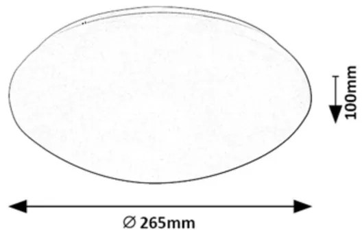 Plafonieră LED cu senzor LUCAS LED/12W/230V IP44 4000K Rabalux 71132