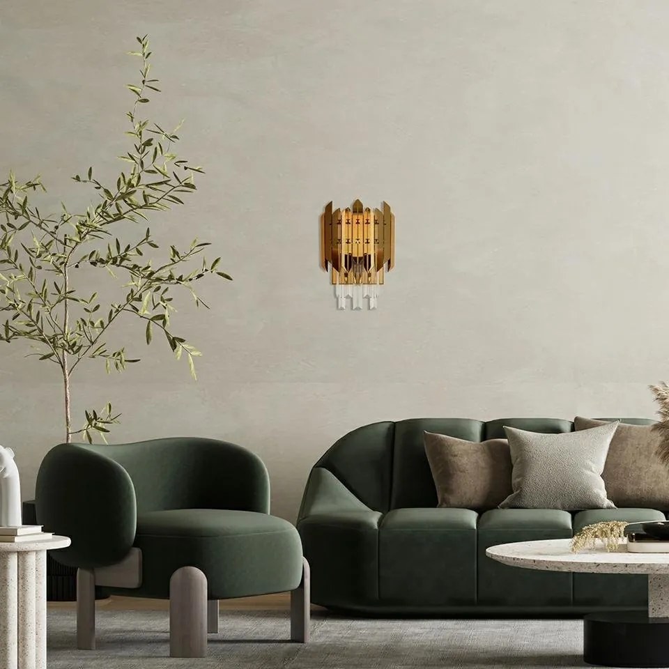 Aplica de perete design modern MAJESTIK WL auriu