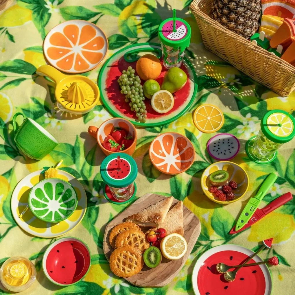 Altom Set de boluri din ceramică Tropicanaportocaliu 12,5 cm, 2 buc.