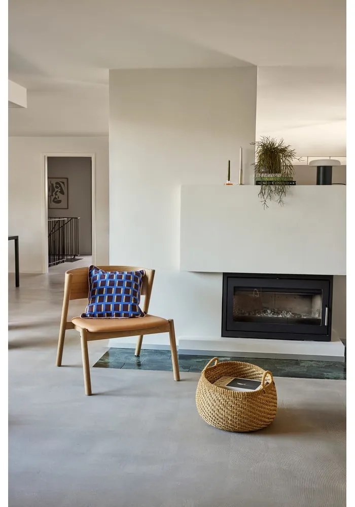 Fotoliu maro deschis Oblique – Hübsch