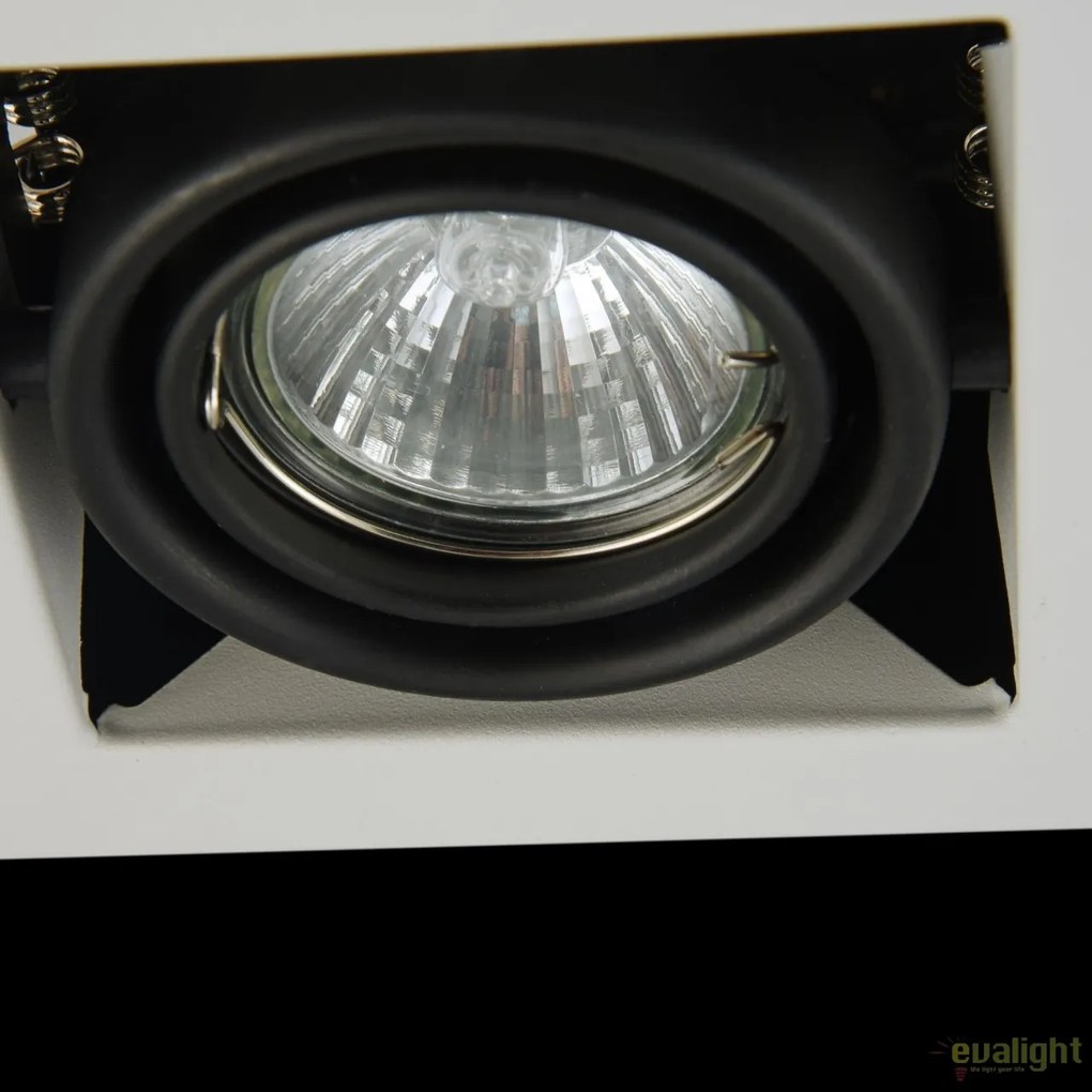 Spot incastrabil pentru tavan fals, Metal alb MYDL008-2-01-W