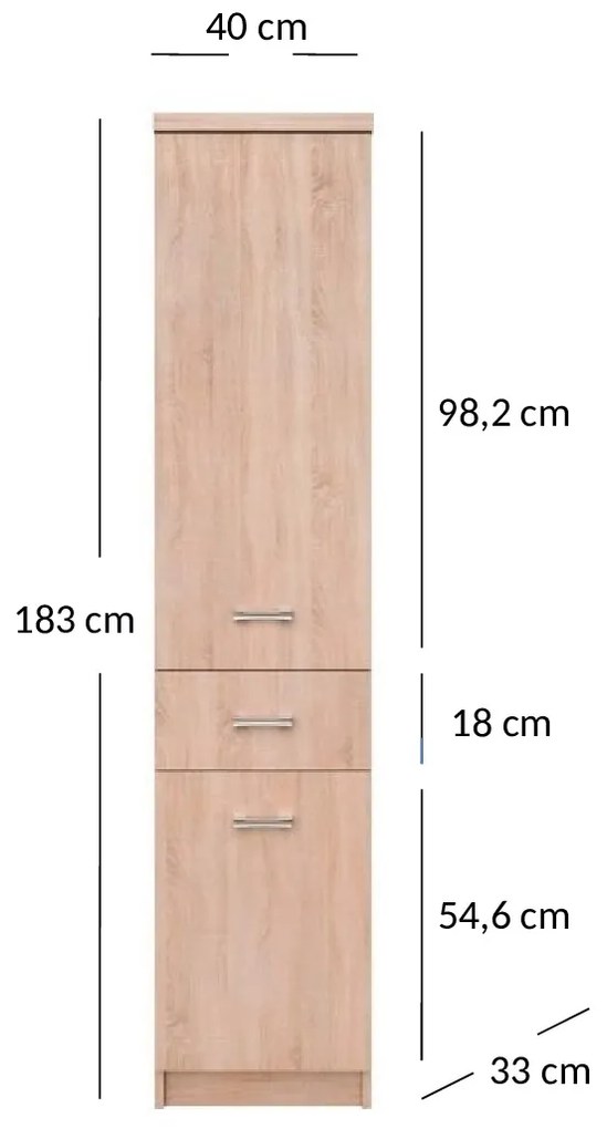 Raft Tianna (Stejar sonoma). 1053324