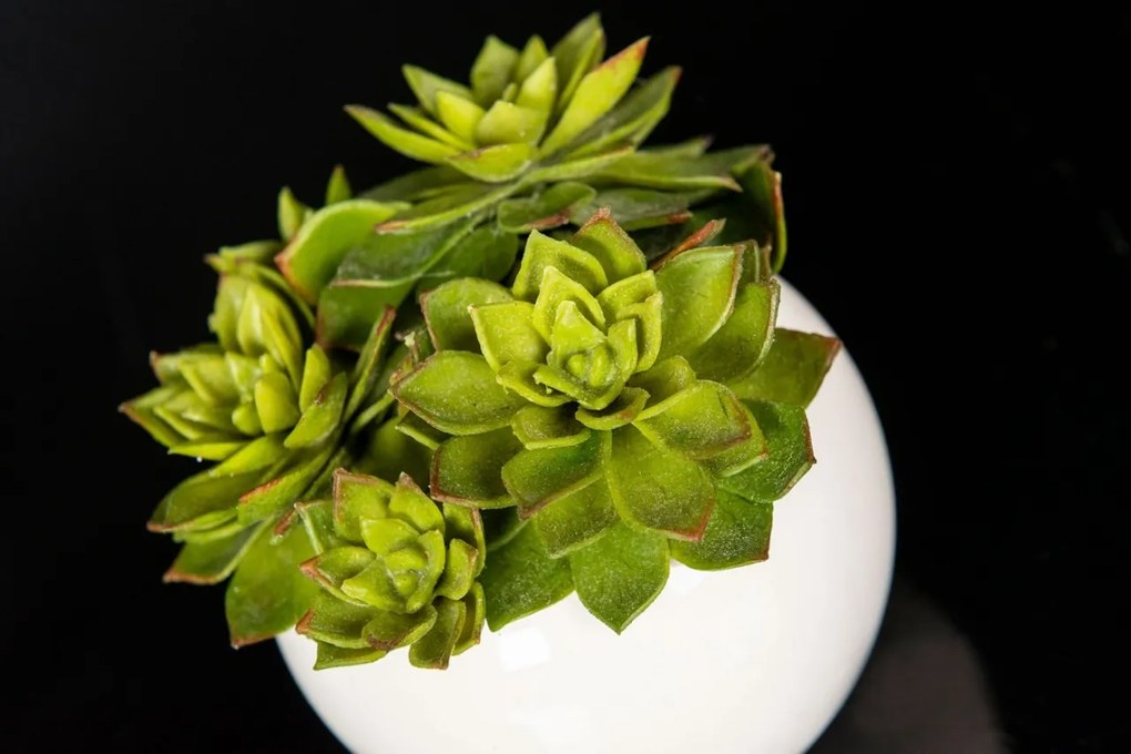 Aranjament floral mic decor festiv design LUX GREEN BALL