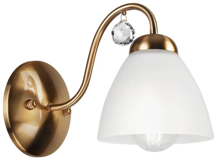 Lustră aplicată MIRANDA 5xE27/60W/230V aurie