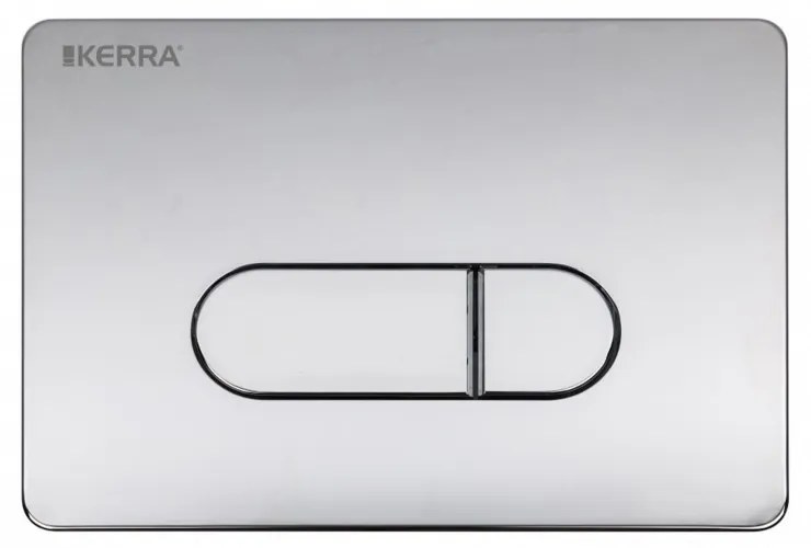 Set rezervor WC Tinos Pacific Chrome montat pe perete