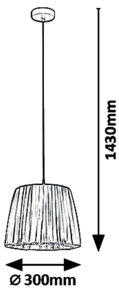 Pendul design clasic PIXIE alb/menta 5457 RX