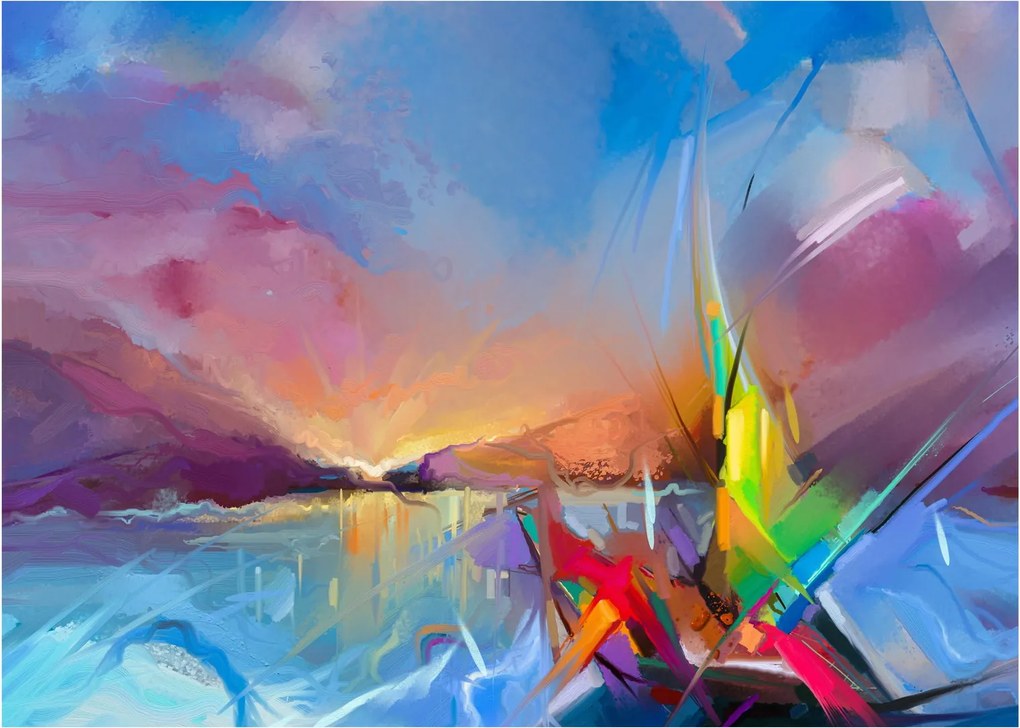 Tablou - Apus de soare (70x50 cm)
