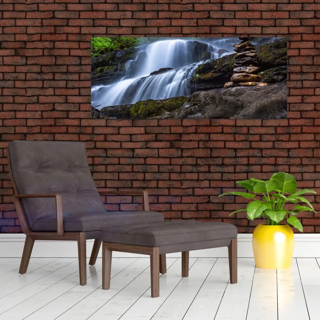 Tablou - Cascadă (120x50 cm)