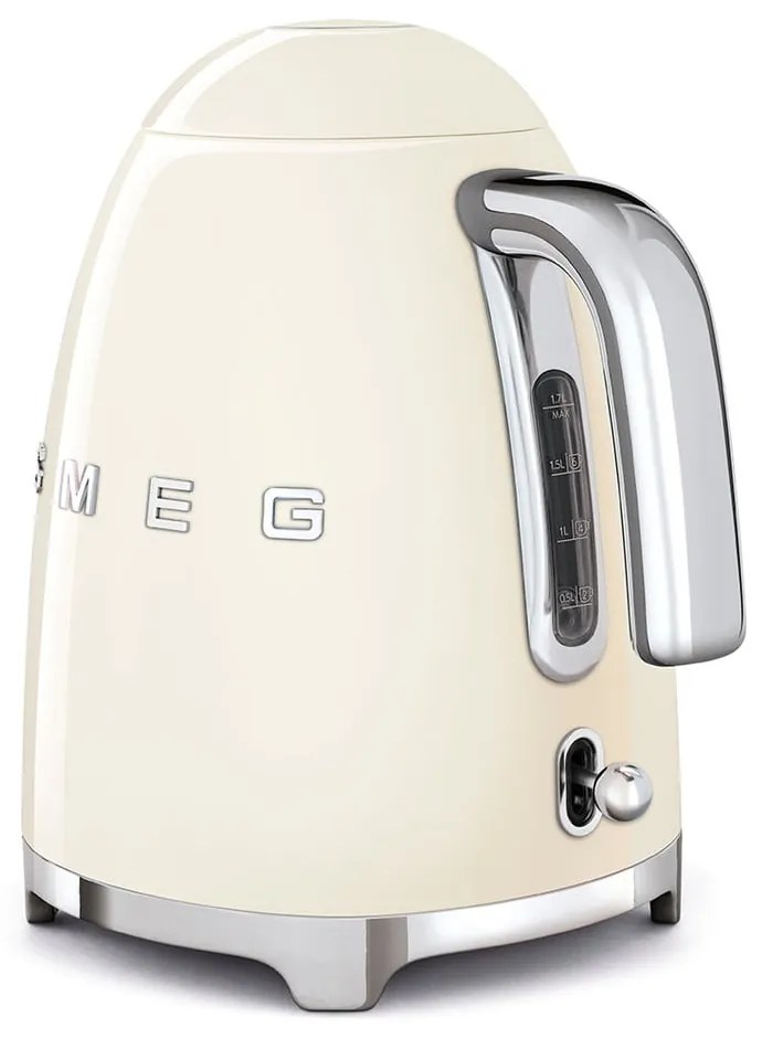 Fierbător SMEG 50's Retro Style, cream - alb