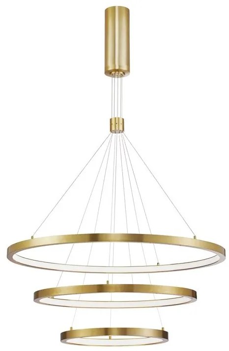 Lustra LED design modern circular EMPATIA III auriu NVL-9175108