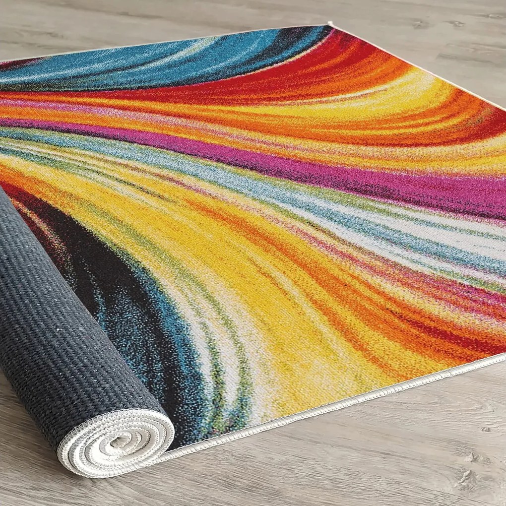Covor, Woopamuk191, 80x150 cm, 70% bumbac/30% poliester, Multicolor