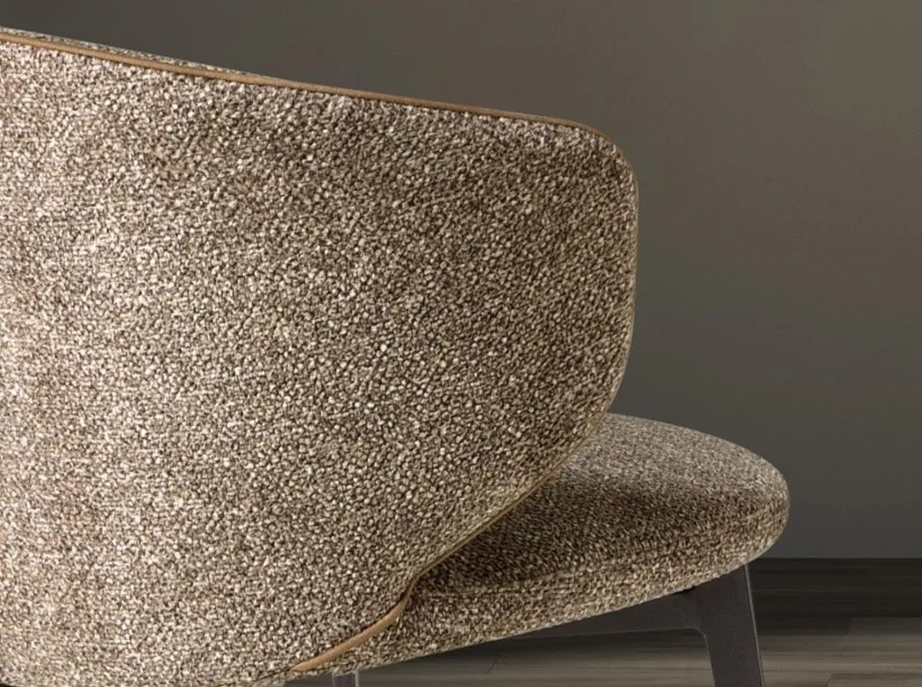 Scaun LUX design italian Brown marbled