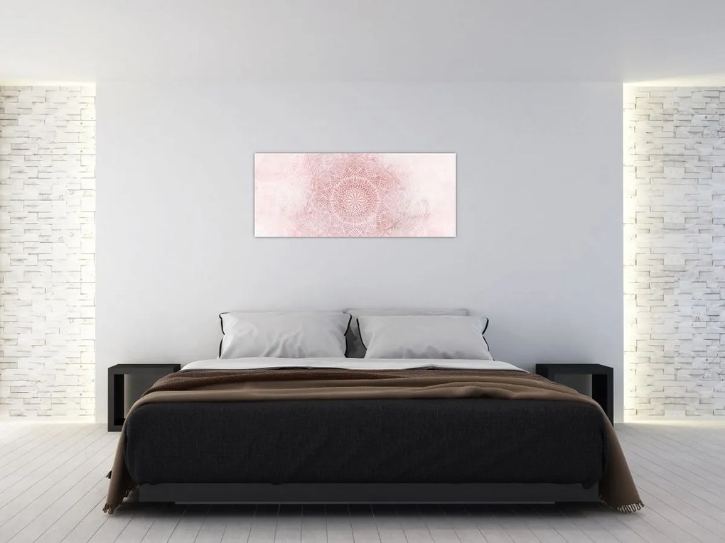 Tablou - Mandala roz (120x50 cm)