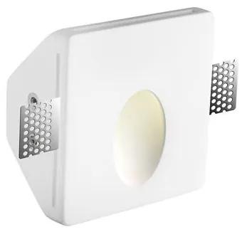 Spot LED incastrabil ideal pentru iluminat scara sau hol CIROCCO, 10x10cm