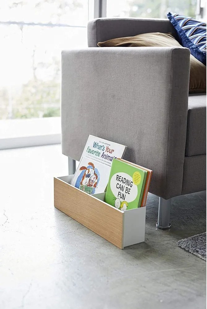 Organizator alb/în culoare naturală pentru papetărie din metal Rin – YAMAZAKI