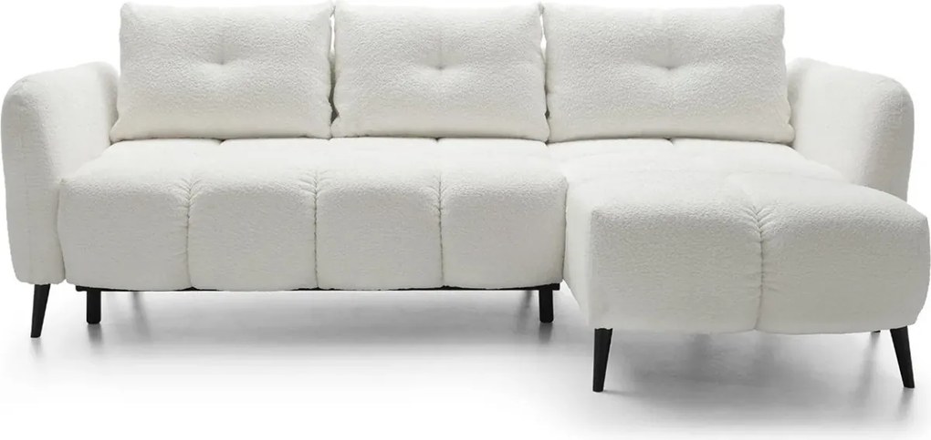 Colțar lemn masiv Apollo extensibil, 250 × 150 × 90 cm - Stânga