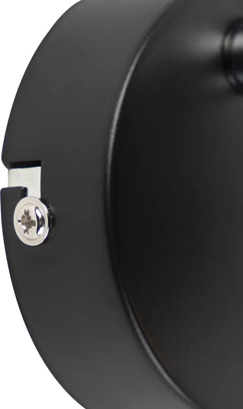 Proiector modern cu 1 lumină negru cu interior auriu - Buell Deluxe