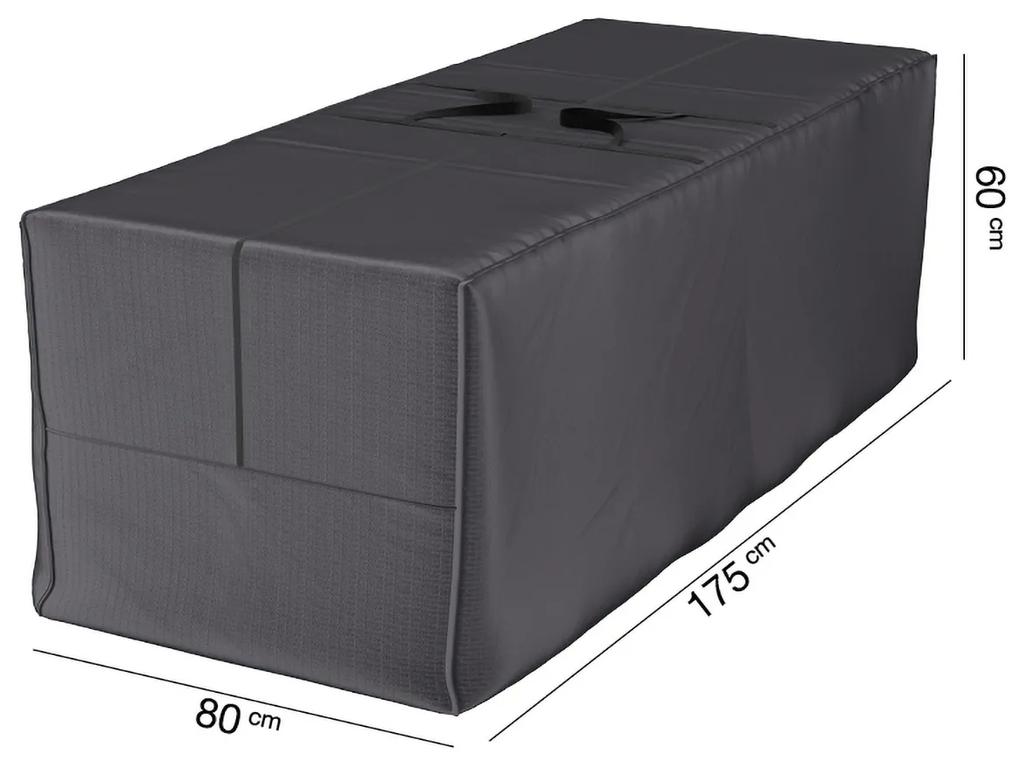 Husa AeroCover pentru perne mobilier gradina, 175 x 80 x 60 cm, antracit