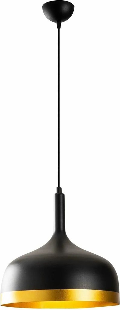 Lustra SIVANI MR-826, negru/auriu, metal, 30x40-128 cm