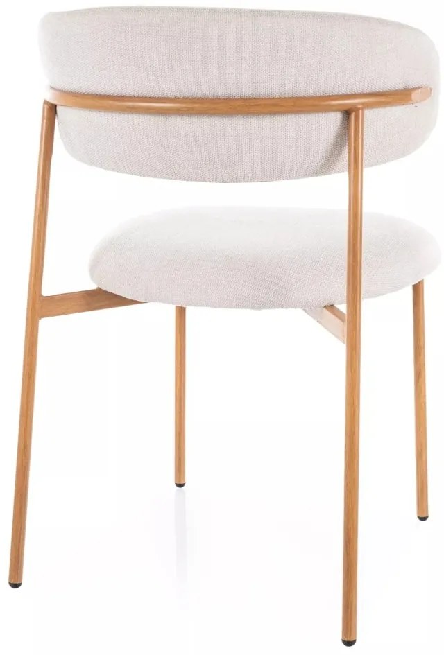 Scaun Elton D bej deschis/stejar Brego22