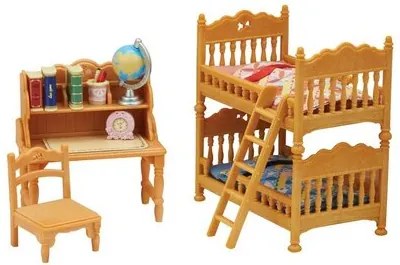 Set Sylvanian Families - cameră pentru copii cupat supraetajat