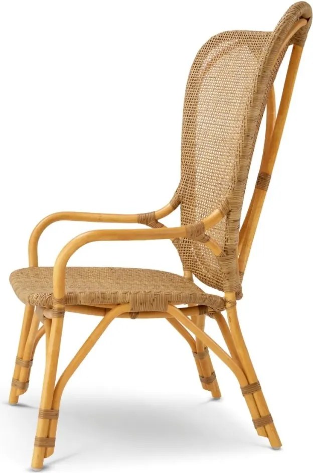 Fotoliu din ratan design LUX, Colony natur honey
