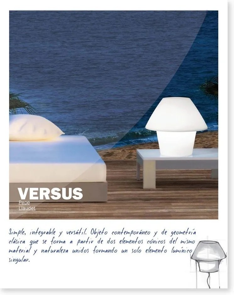 Veioza exterior diametru 50cm IP44 Versus 74423