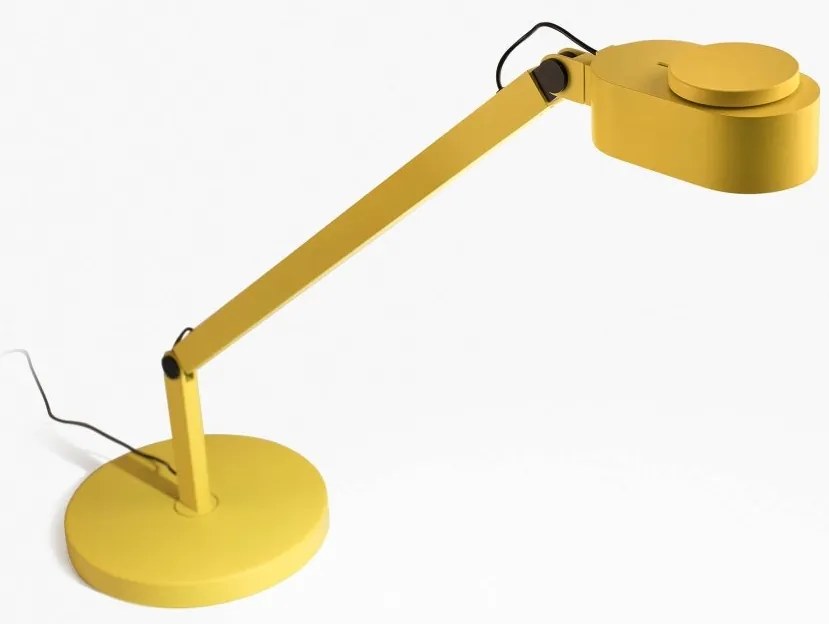 Veioza LED dimabila / Lampa de birou design ultra-modern INVITING galbena