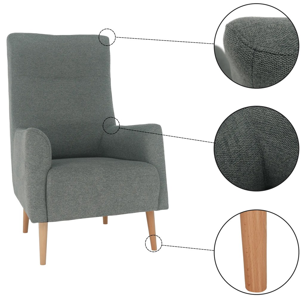 Taburete Saif (gri + negru). 1065223