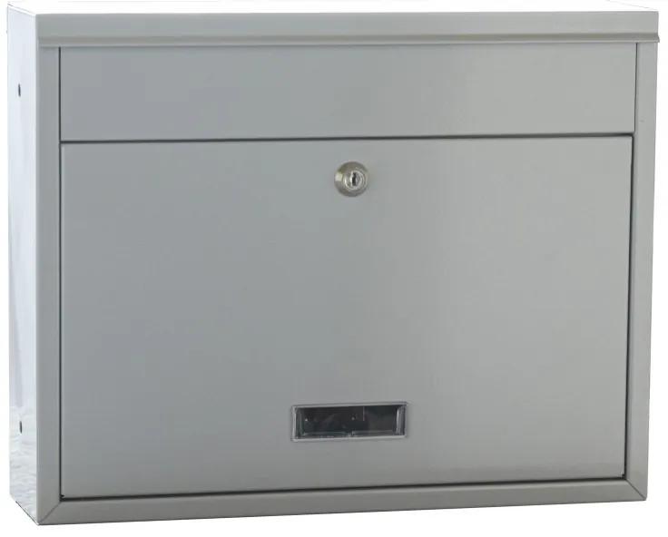 RADIM cutie poştală cu două feţe, RAL 9006 / Argintie