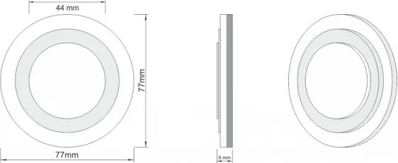 LDST LI-01-B-BZ8 - LED iluminat scară LILI 8xLED/1,2W/230V alb 6500K