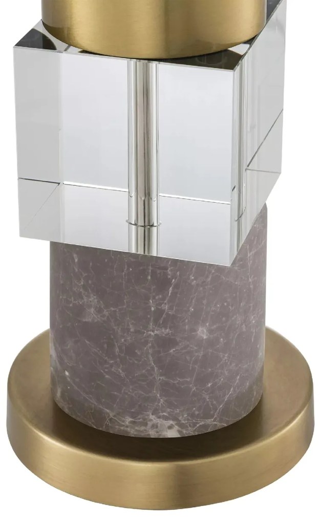 Veioza/ lampa de masa LUX Cullingham, alama antic/ gri